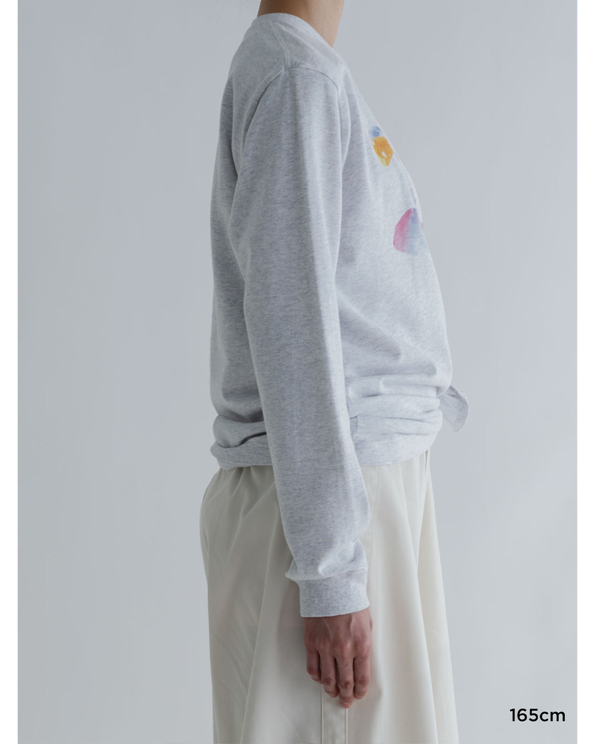 MEYAME PRINT SLIT LONG SLEEVE TEE (II)