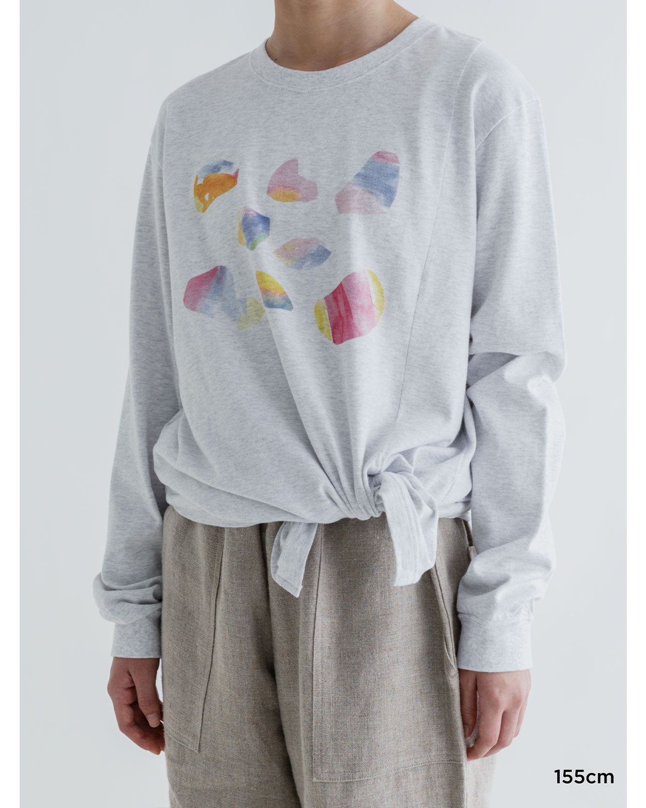 【未使用品】MEYAME PRINT SLIT LONG SLEEVE TEE Shinzone(シンゾーン)】MEYAME/メヤメ PRINT SLIT LONG SLEEVE TEE (II)