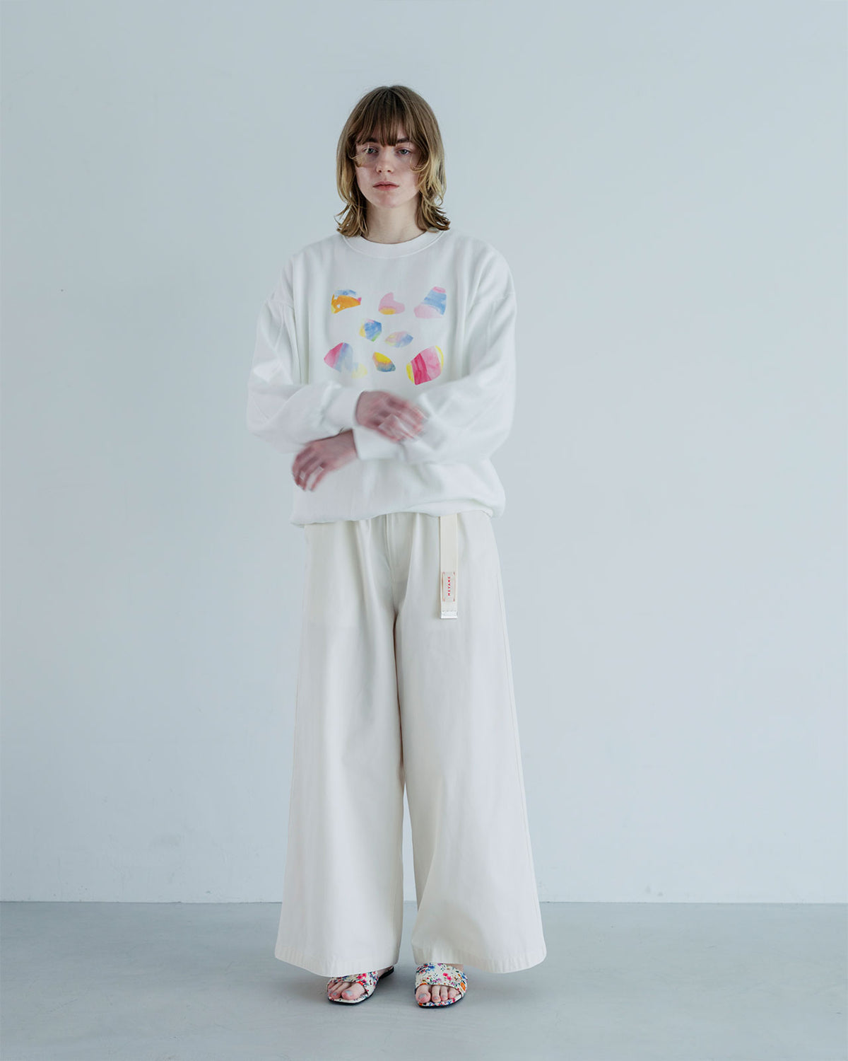 MEYAME PRINT SWITCHING PATTERN SWEAT