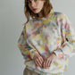 MEYAME TIE-DYE SWITCHING PATTERN SWEAT (BRUSHED LINING)