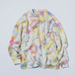 MEYAME TIE-DYE SWITCHING PATTERN SWEAT (BRUSHED LINING)