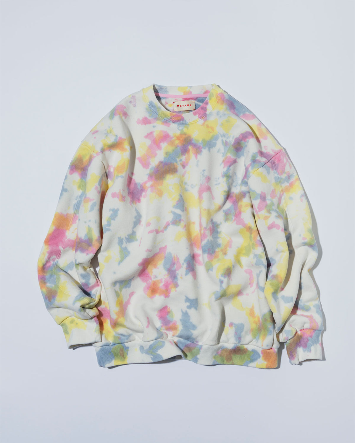 MEYAME TIE-DYE SWITCHING PATTERN SWEAT (BRUSHED LINING)