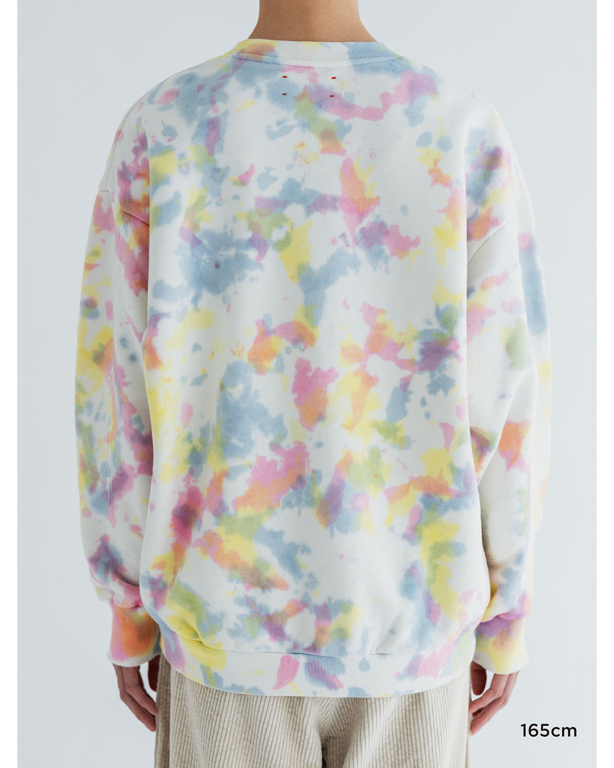 MEYAME TIE-DYE SWITCHING PATTERN SWEAT (BRUSHED LINING)