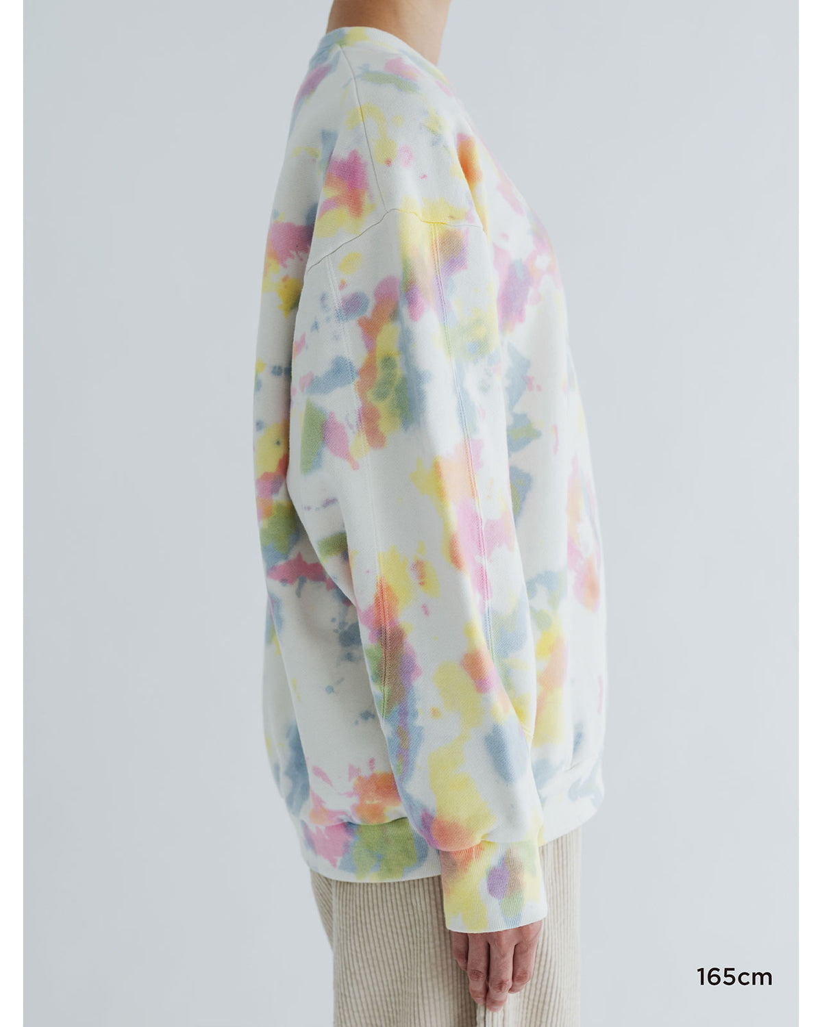 MEYAME TIE-DYE SWITCHING PATTERN SWEAT (BRUSHED LINING)