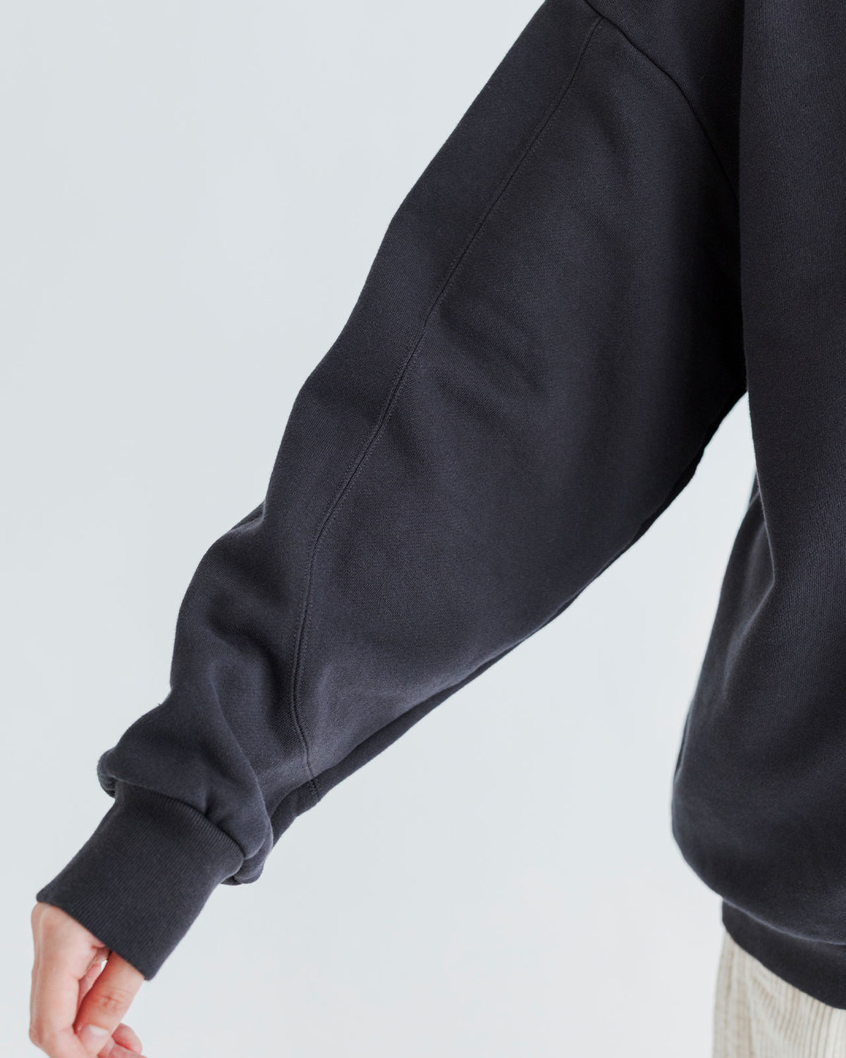 MEYAME SWITCHING PATTERN SWEAT (BRUSHED LINING)