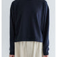 MEYAME LIGHT SOFT SHORT SWEAT (BRUSHED LINING)