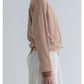 MEYAME BORDER SLIT LONG SLEEVE TEE