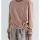 MEYAME BORDER SLIT LONG SLEEVE TEE