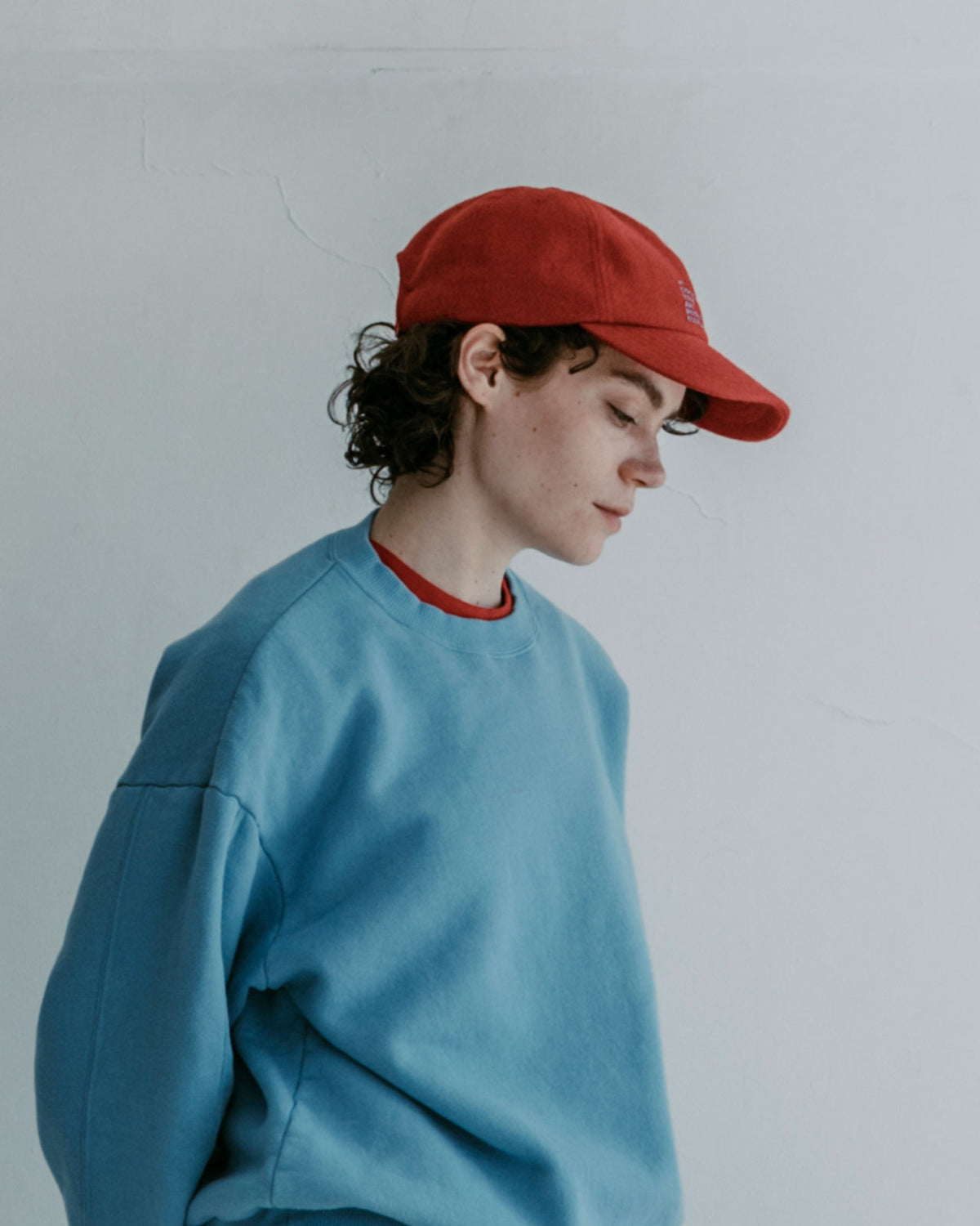 MEYAME WOOL EMBROIDELY CAP (TATEYOMI)