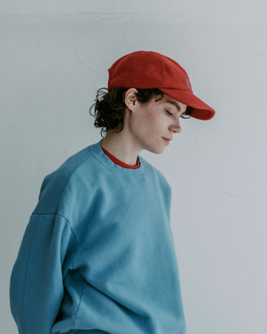 MEYAME WOOL EMBROIDELY CAP (TATEYOMI)