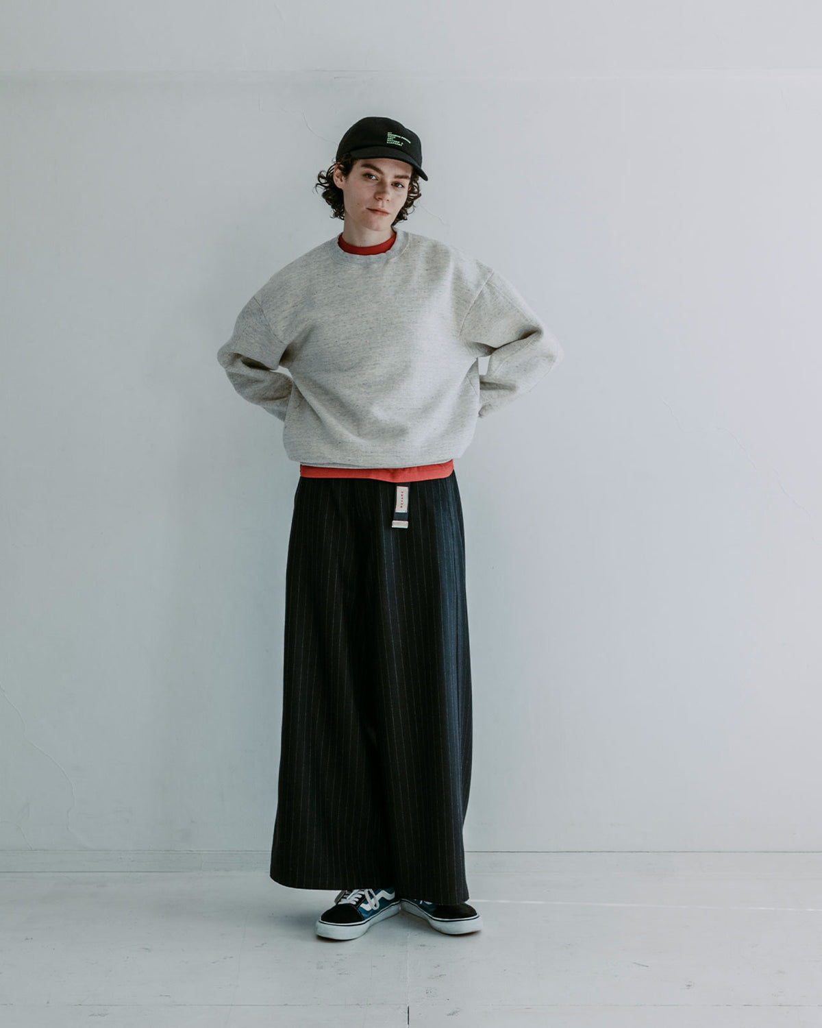 MEYAME WOOL EMBROIDELY CAP (TATEYOMI)