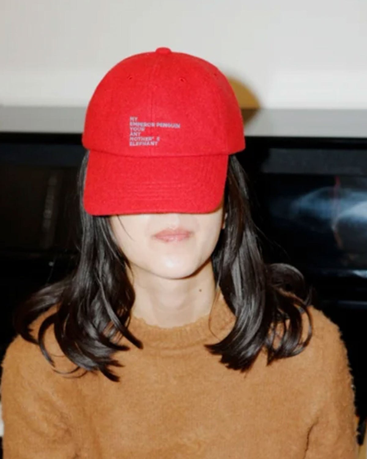 MEYAME WOOL EMBROIDELY CAP (TATEYOMI)