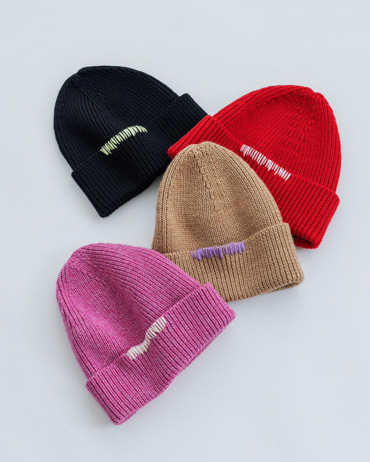 MEYAME HAND-EMBROIDERED KNIT CAP