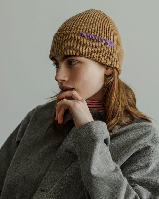 MEYAME HAND-EMBROIDERED KNIT CAP