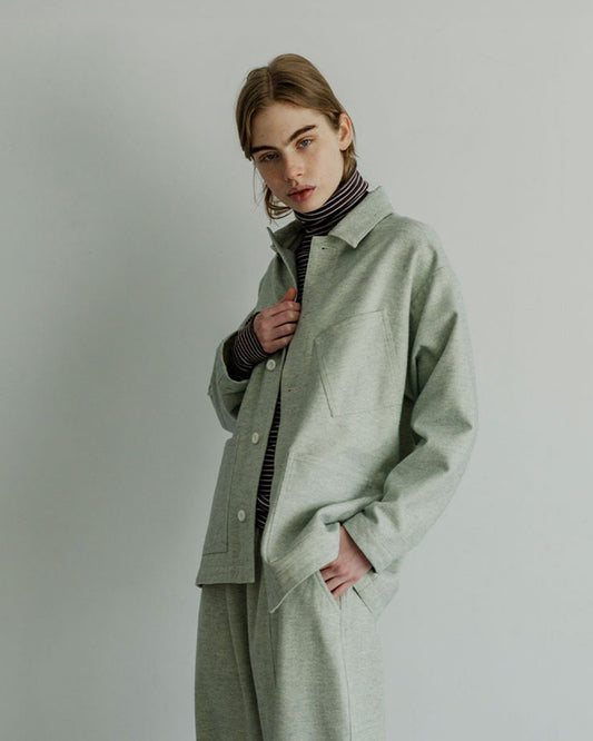 MEYAME BRUSHED JAZZ NEP DENIM JACKET
