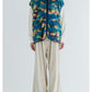 MEYAME PRINT/ SOLID REVERSIBLE FLEECE VEST