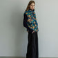 MEYAME PRINT/ SOLID REVERSIBLE FLEECE VEST