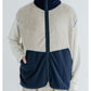 MEYAME PRINT/ SOLID REVERSIBLE FLEECE VEST