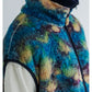 MEYAME PRINT/ SOLID REVERSIBLE FLEECE VEST