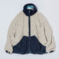 MEYAME PRINT/ SOLID REVERSIBLE FLEECE JACKET