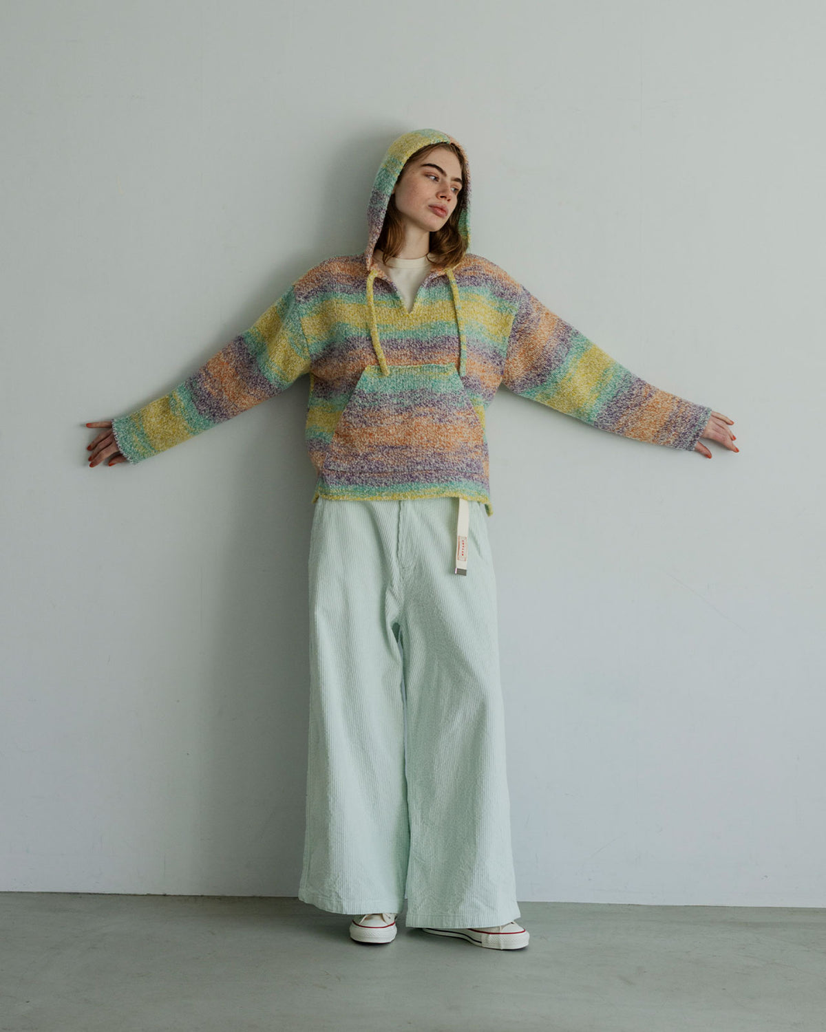 MEYAME WOOL MEXICAN KNIT PARKA