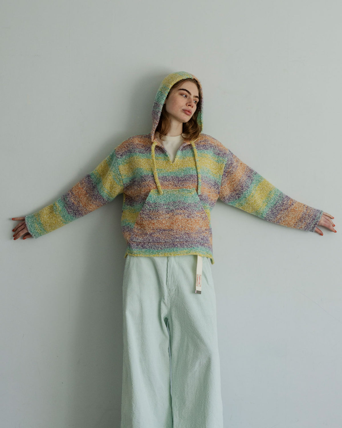 MEYAME WOOL MEXICAN KNIT PARKA