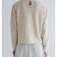 MEYAME BACK TEAR SHAPE KNIT