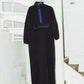 MEYAME FLLECE SNAP LONG DRESS