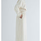 MEYAME FLLECE SNAP LONG DRESS