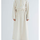 MEYAME FLLECE SNAP LONG DRESS