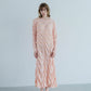 MEYAME TUCKED JACQUARD BORDER DRESS