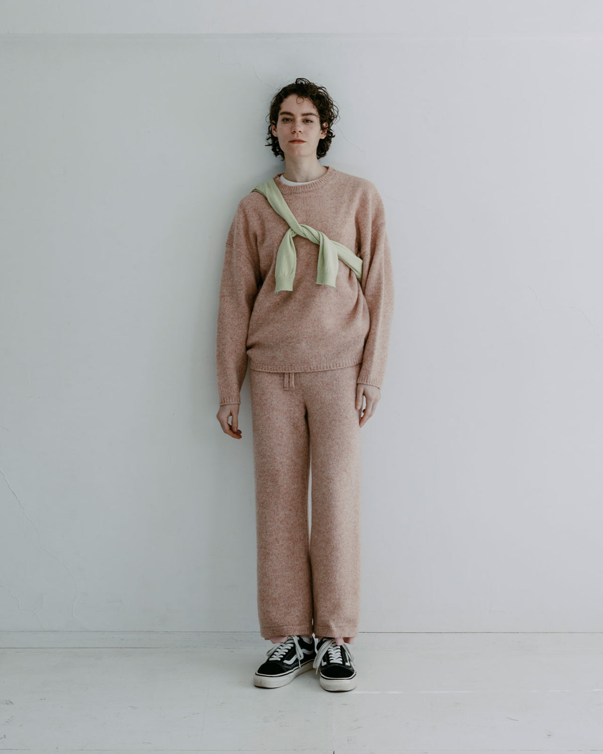 MEYAME FLUFFY WOOL DOUBLE PANTS