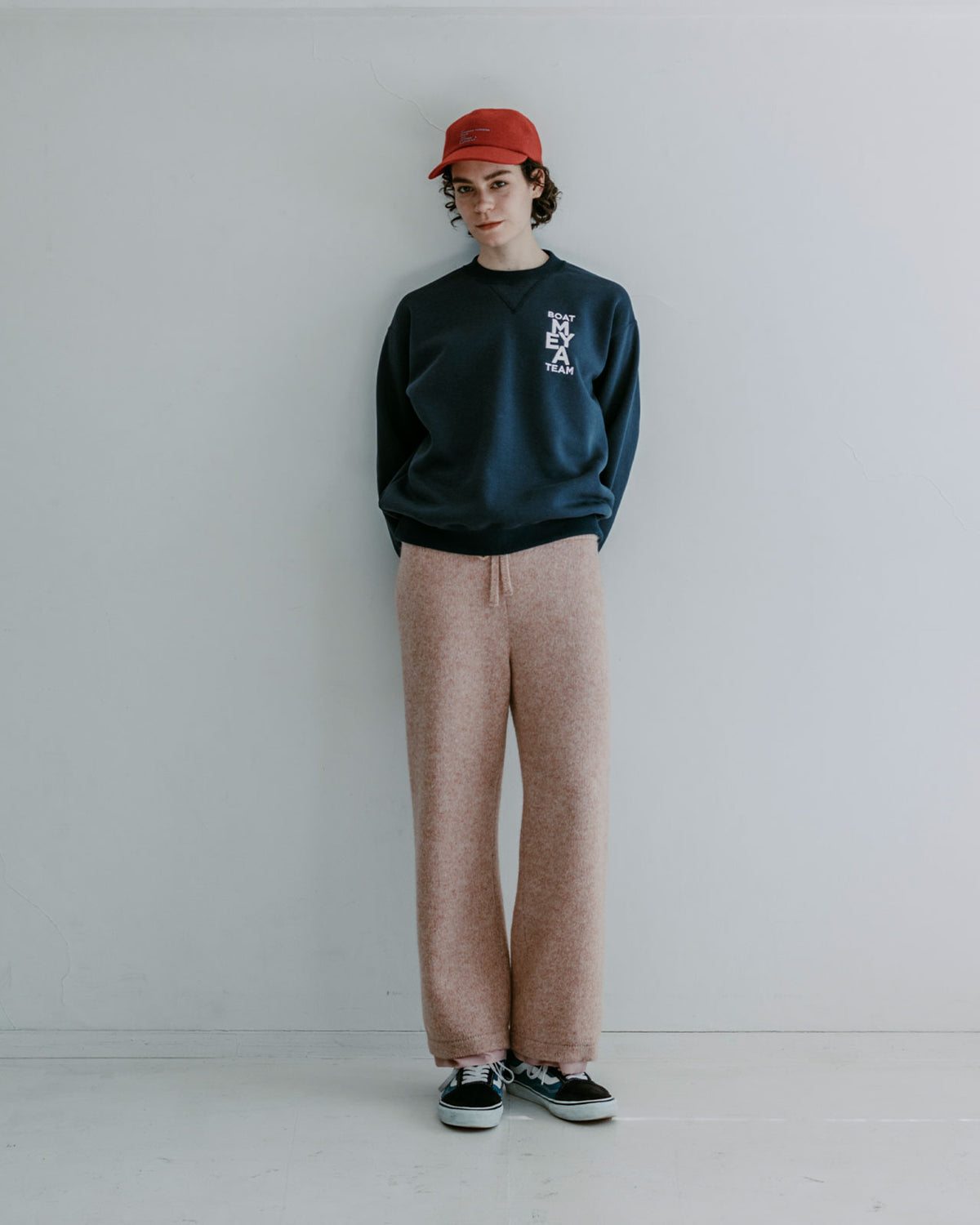 MEYAME FLUFFY WOOL DOUBLE PANTS
