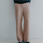 MEYAME FLUFFY WOOL DOUBLE PANTS
