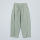 MEYAME BRUSHED JAZZ NEP DENIM  WIDE TUCK PANTS