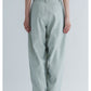 MEYAME BRUSHED JAZZ NEP DENIM  WIDE TUCK PANTS