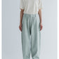 MEYAME BRUSHED JAZZ NEP DENIM  WIDE TUCK PANTS