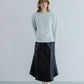 MEYAME SYNTHETIC LEATHER BEAUTIFUL SKIRT