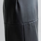 MEYAME SYNTHETIC LEATHER BEAUTIFUL SKIRT