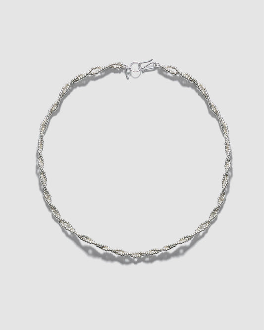 Pura Utz SILVER TWISTED NECKLACE
