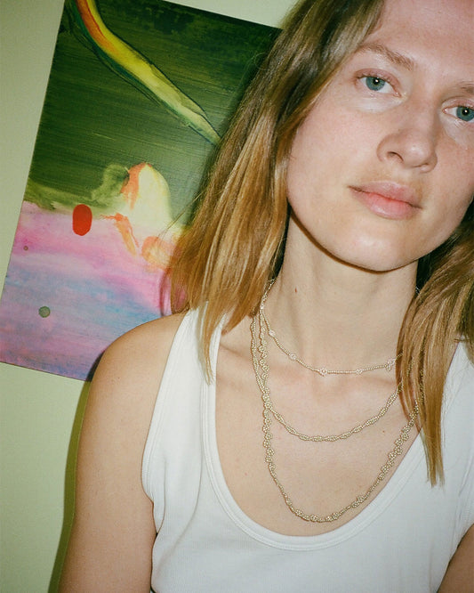 Pura Utz SILVER TWISTED NECKLACE