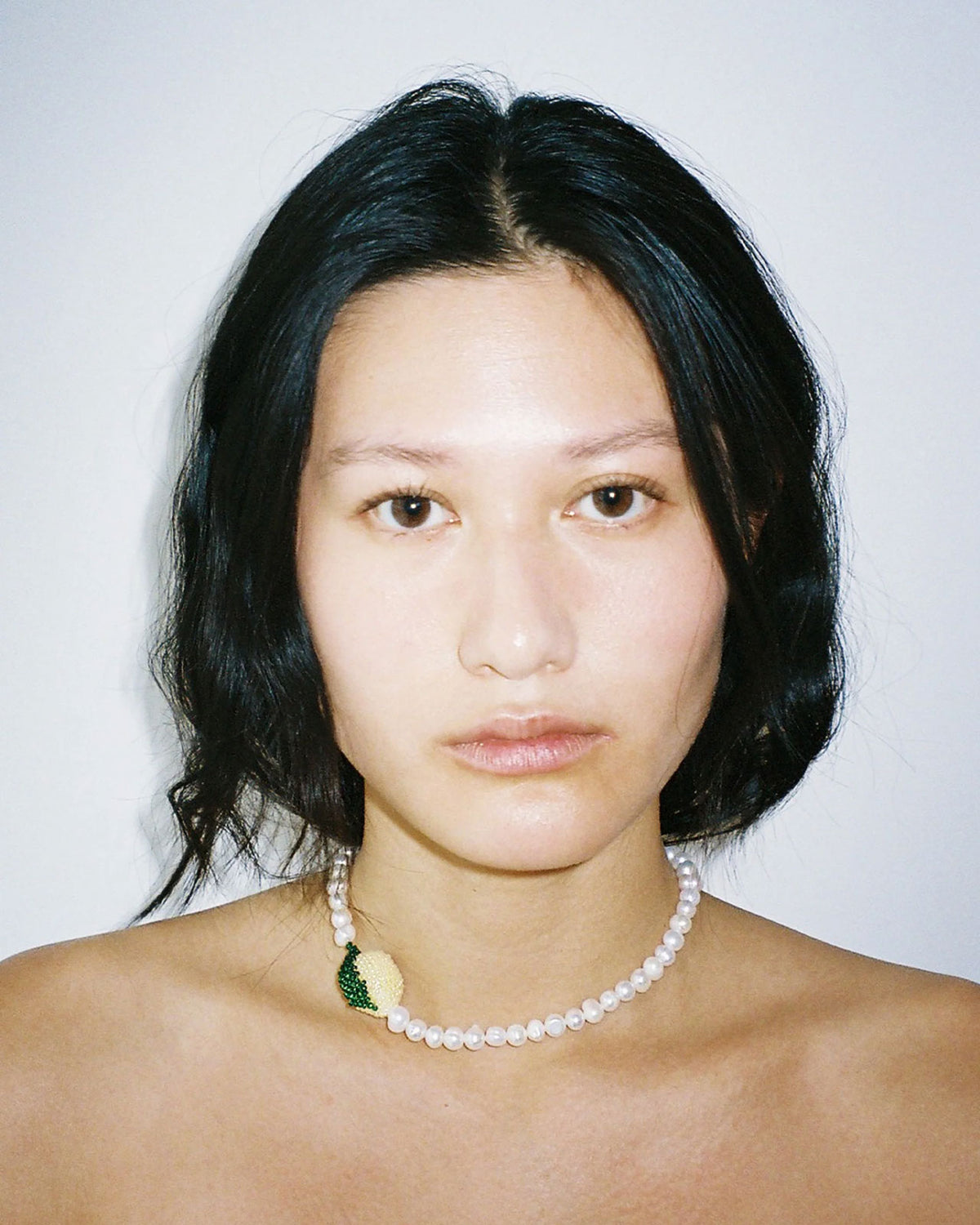Pura Utz PEARL LEMON NECKLACE