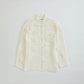 【4月中旬お届け】LINEN WESTERN SHIRT
