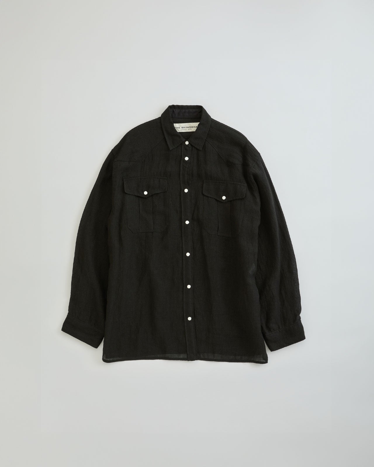 【4月中旬お届け】LINEN WESTERN SHIRT