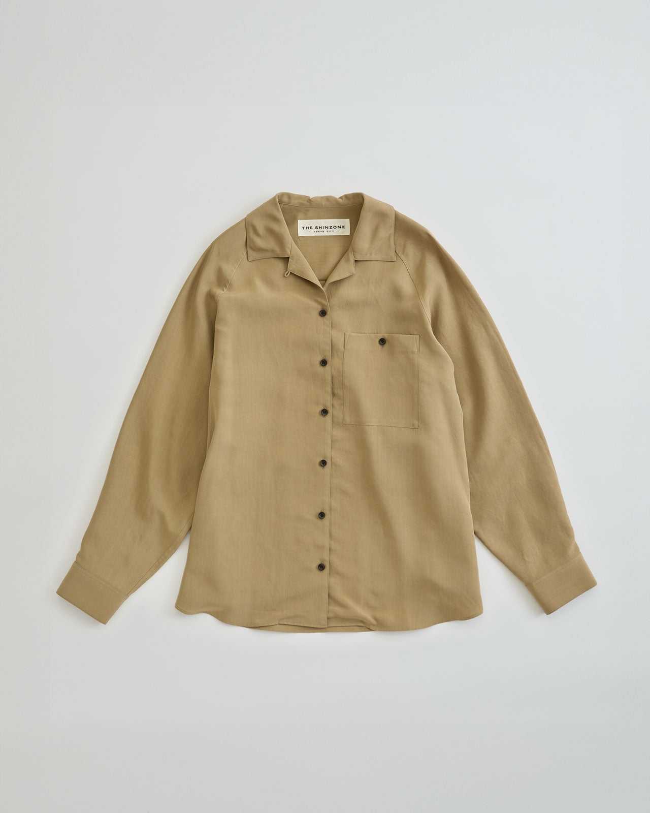【4月中旬お届け】OPEN COLLAR SHIRT