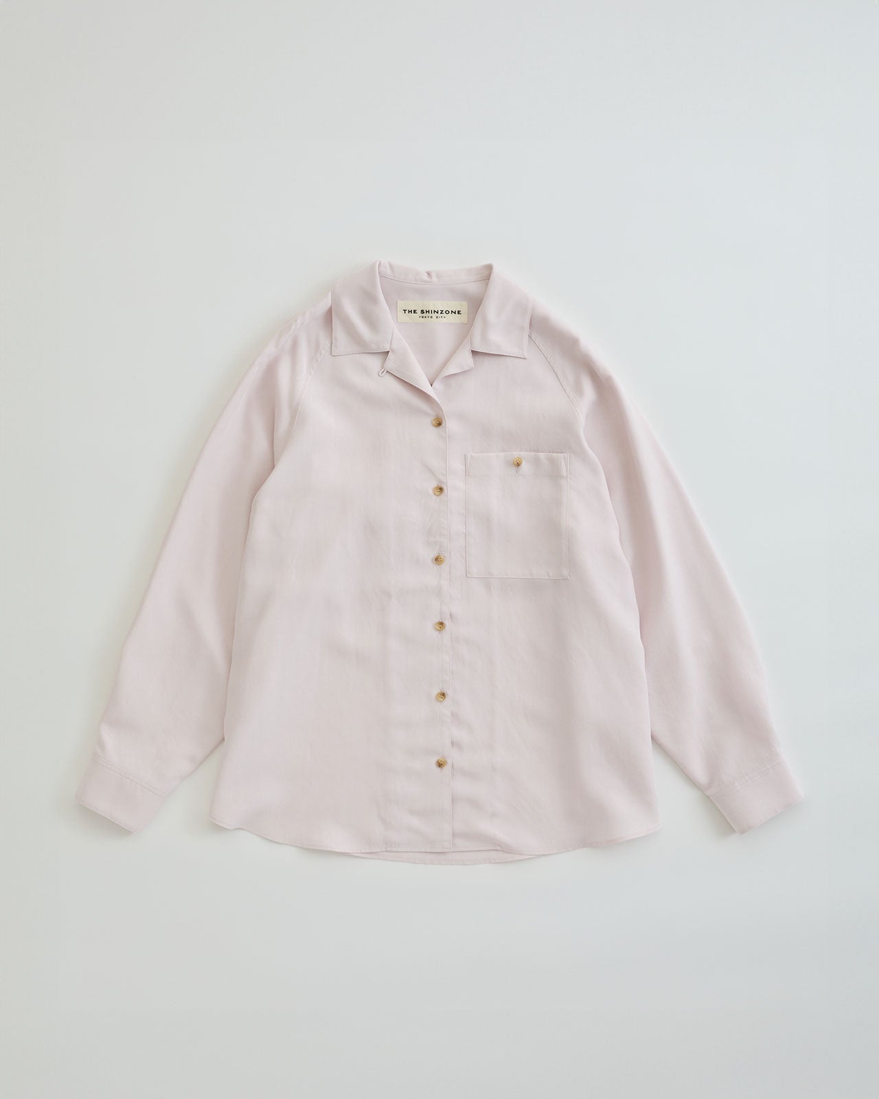 【4月中旬お届け】OPEN COLLAR SHIRT