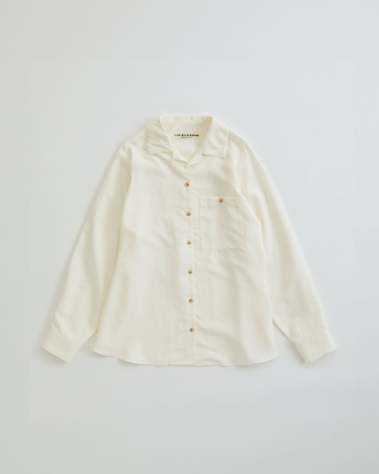 Shinzone レギュラーカラーシャツ THE SHINZONE(ザ シンゾーン) OPEN COLLAR SHIRT オープンカラーシャツ