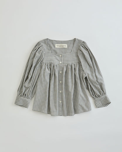 【5月上旬入荷予定】DOBBY CHECKED BLOUSE