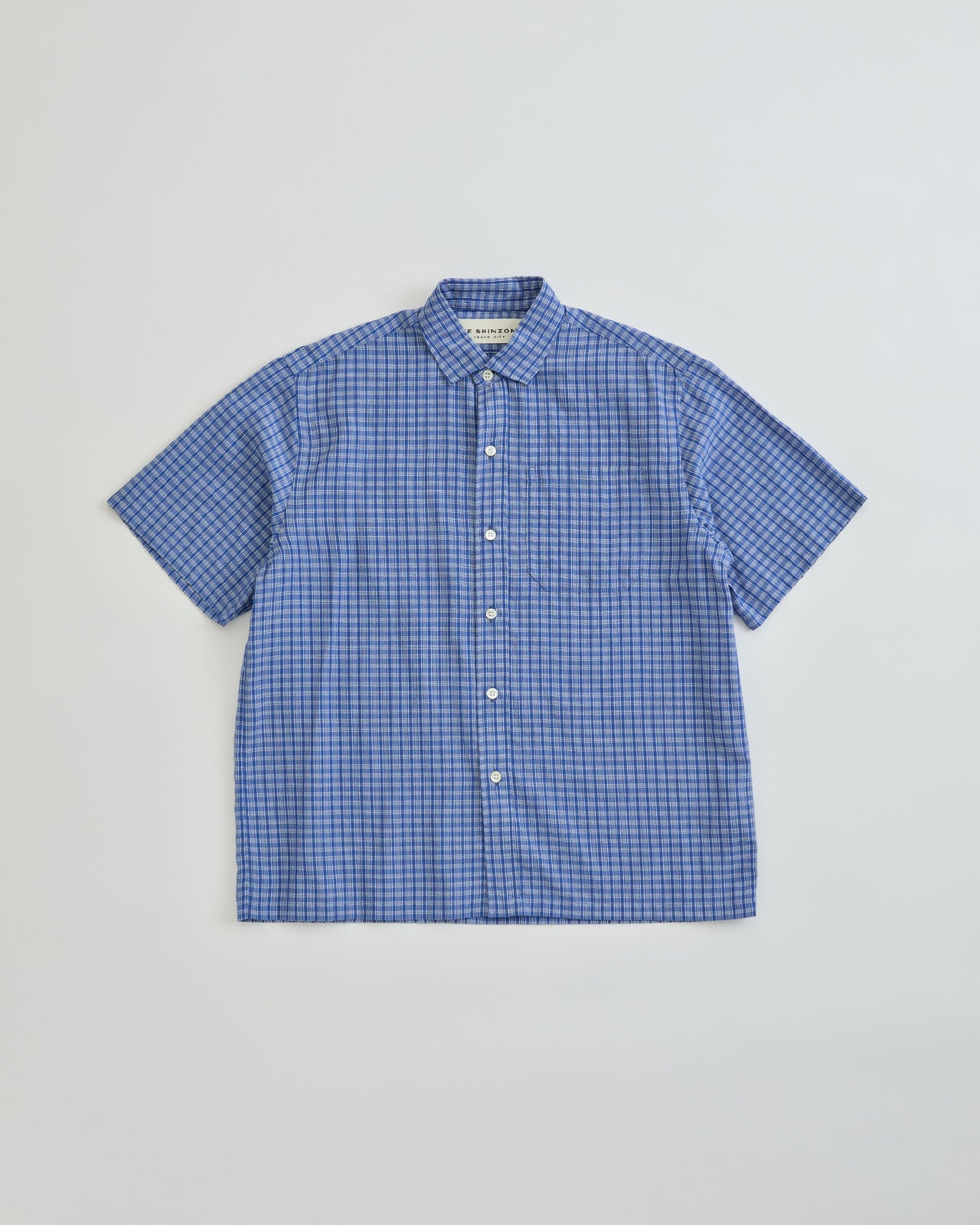 【5月上旬入荷予定】DOBBY CHECKED HALF SLEEVE SHIRT