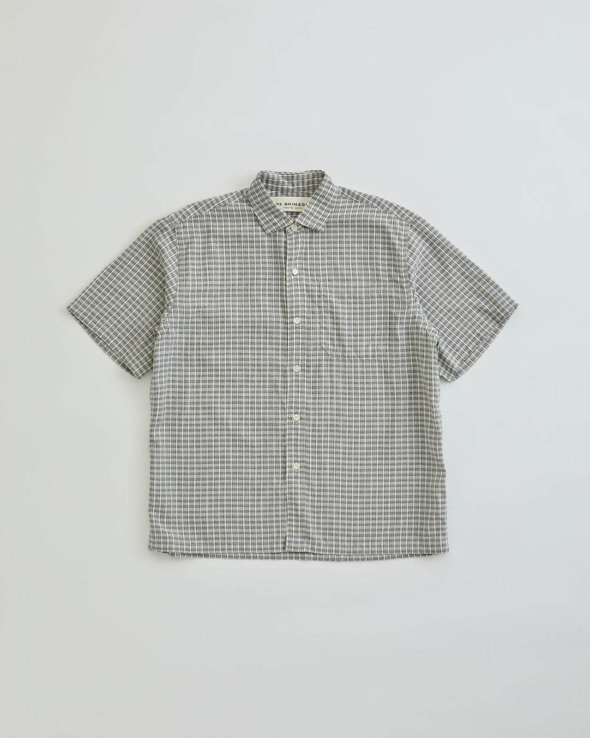 DOBBY CHECKED HALF SLEEVE SHIRT – Shinzone